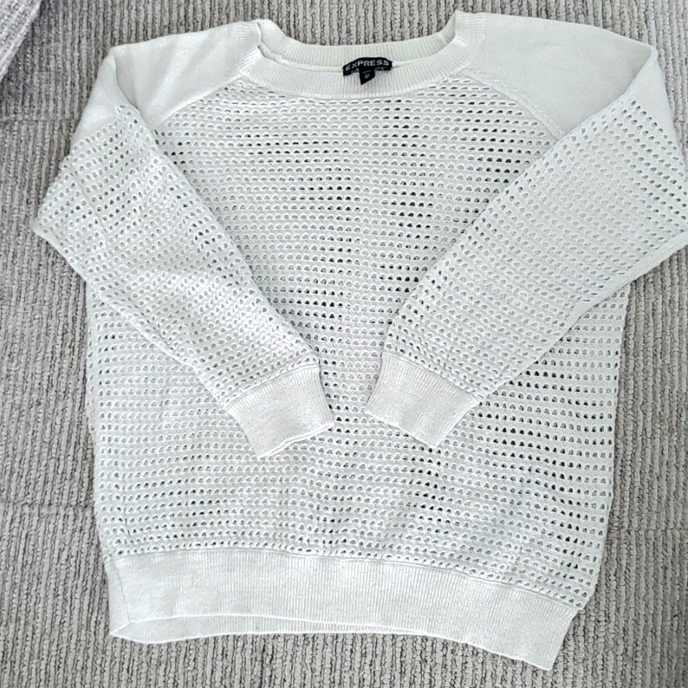 Express Eyelet Spring/Summer Sweater